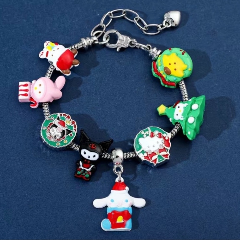 NEW DIY Sanrio Christmas Charm Bracelet